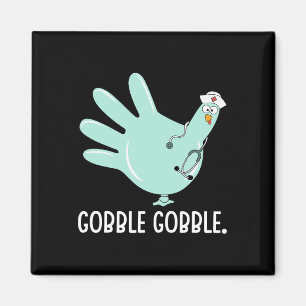 Turkey Scrubs Rubber Gloves Nurse Fall Nursing Tha Magnet