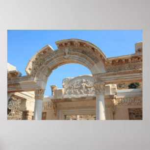 Turkey, Selcuk   Ancient City Ephesus Poster