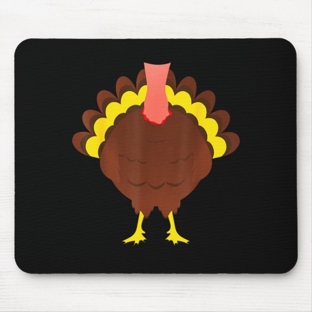 Turkey Shirt Adult Kids Men Women Turkey Costume  Mouse Pad (Front)