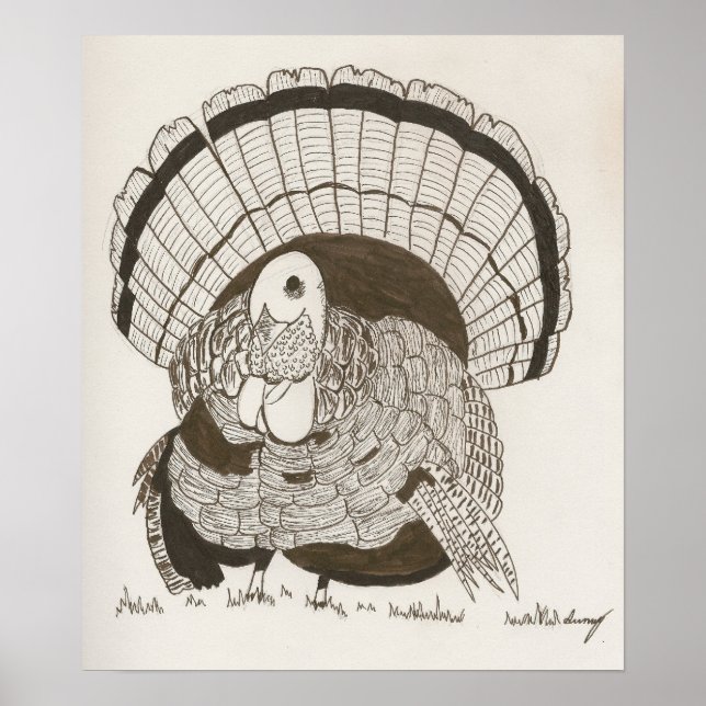 Turkey Sketch Poster (Front)