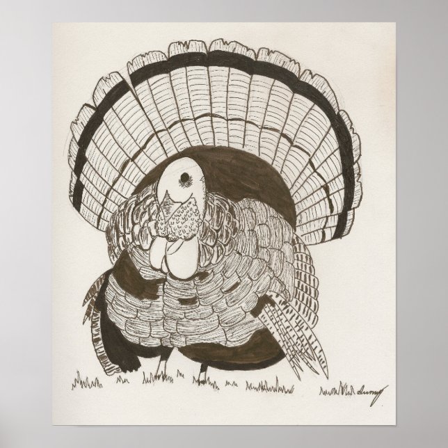 Turkey Sketch Print (Front)