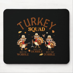 Turkey Squad Ot Pt Slp Occupational Therapy Thanks Mouse Pad