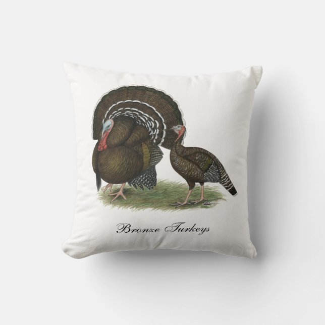 Turkey Standard Bronze Cushion (Front)