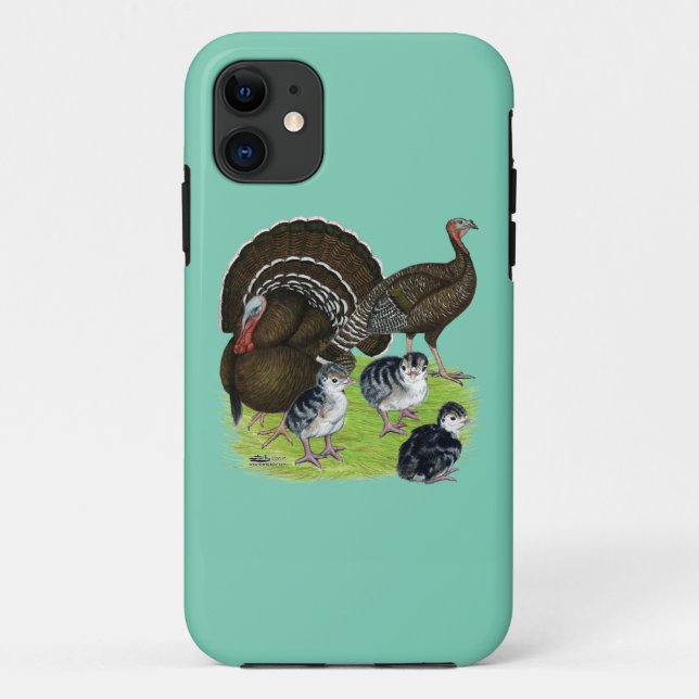 Turkey Standard Bronze Family Case-Mate iPhone Case (Back)