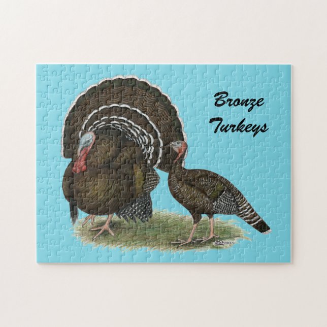 Turkey Standard Bronze Jigsaw Puzzle (Horizontal)