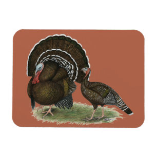 Turkey Standard Bronze Magnet