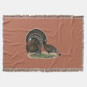 Turkey Standard Bronze Throw Blanket