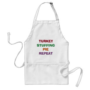 "Turkey, Stuffing, etc." Apron