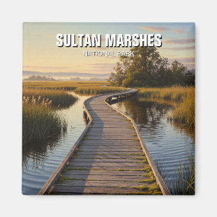 Turkey Sultan Marshes National Park Travel Magnet