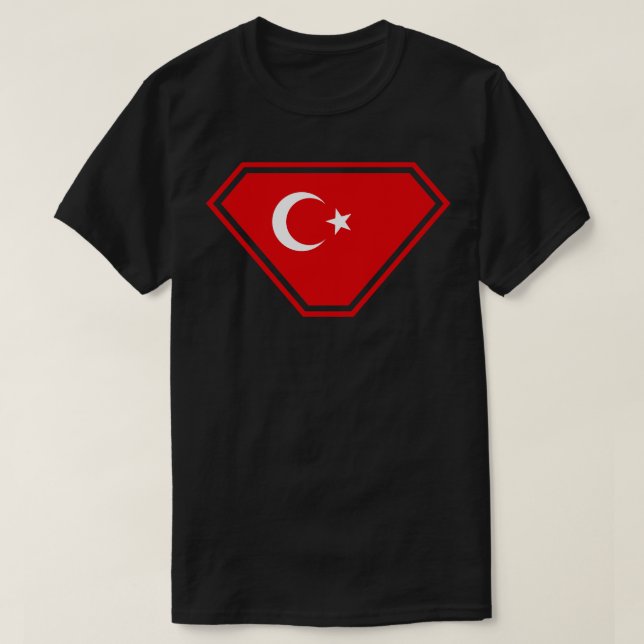 Turkey SuperEmpowered Shield T-Shirt (Design Front)