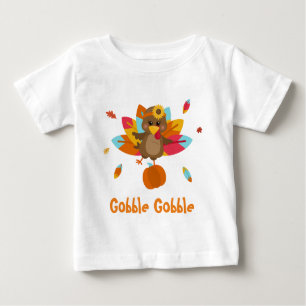 Turkey t-shirt Baby t-shirt Gobble gobble t-shirt
