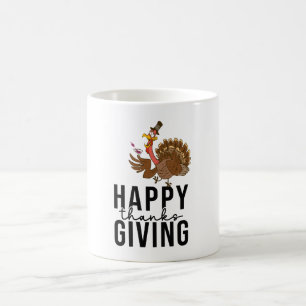 Turkey Thanksgiving Coffee Mug – Festive Fall