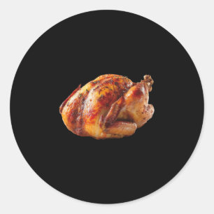 Turkey Thanksgiving Funny Food Costume Halloween G Classic Round Sticker