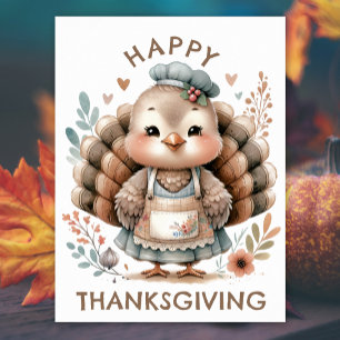 Turkey Thanksgiving Holiday Poster