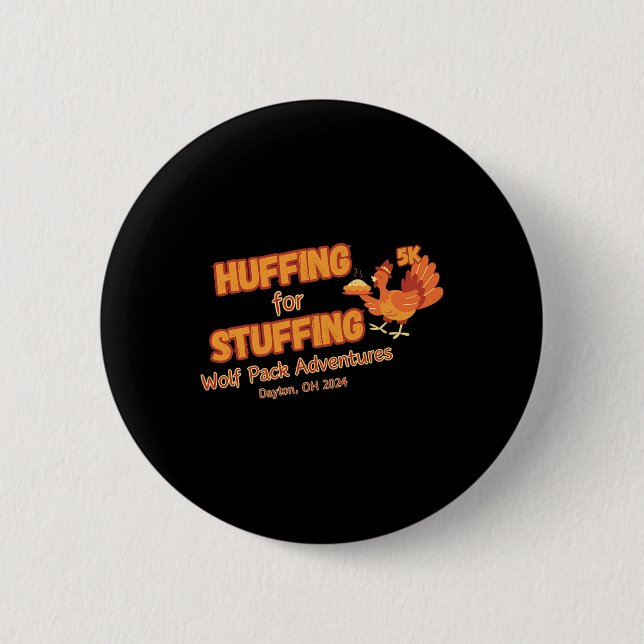 Turkey Trot  6 Cm Round Badge (Front)
