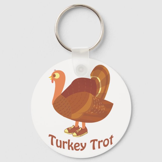 Turkey trot key ring (Front)