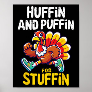 Turkey Trot Shirts Kids Thanksgiving Turkey Runnin Poster
