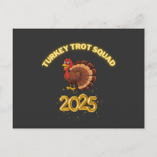 Turkey Trot Squad 2025 Postcard