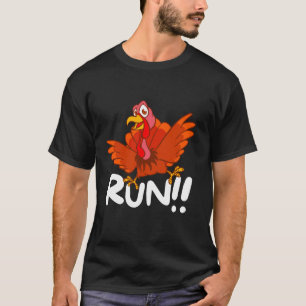 Turkey Trot Squad Funny Thanksgiving Day Run 2024 T-Shirt