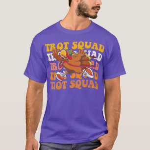 Turkey Trot Squad Funny Thanksgiving Running Famil T-Shirt