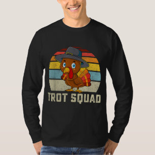 Turkey Trot Squad Thanksgiving Run Costume Men Wom T-Shirt
