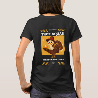 Turkey Trot Squad Thanksgiving Runner Shirt