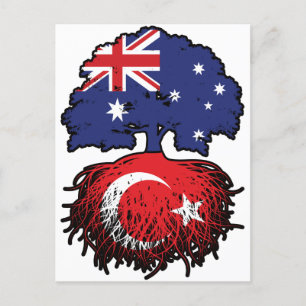 Turkey Turkish Australian Australia Tree Roots Postcard