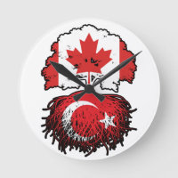 Turkey Turkish Canadian Canada Tree Roots Flag