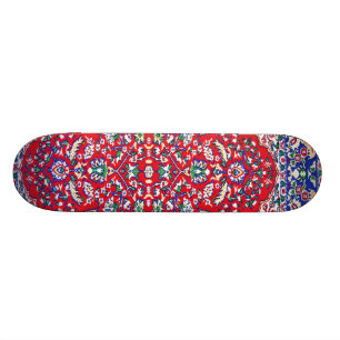 Turkey,Turkish Textile Cloth Rug Pattern Skateboard