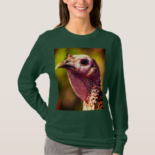 Turkey Up Close and Personal Long Sleeve T-shirt