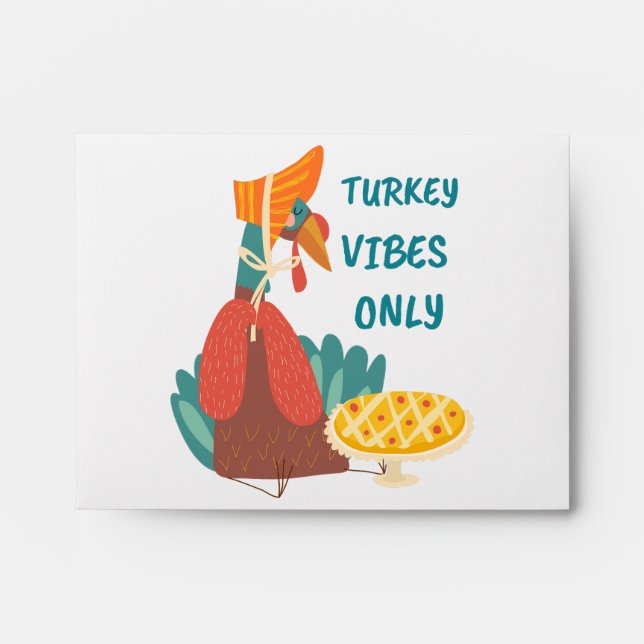 Turkey Vibes Only  Envelope (Front)