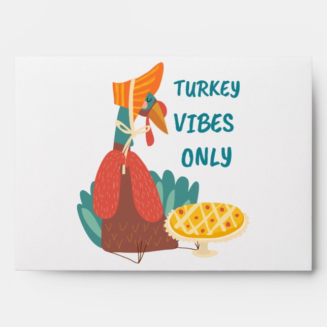 Turkey Vibes Only  Envelope (Front)