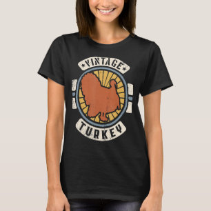 Turkey Vintage Classic Retro 60s 70s Animal T-Shirt