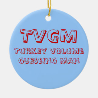 Turkey Volume Guessing Man Ceramic Ornament