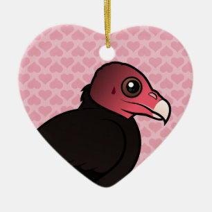 Turkey Vulture Ceramic Tree Decoration