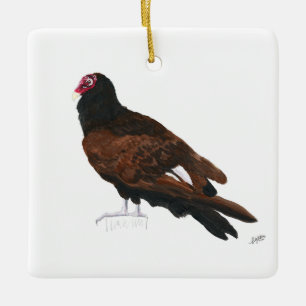 Turkey Vulture Christmas Ornament