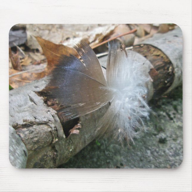 Turkey Vulture Feather Coordinating Items Mouse Pad (Front)