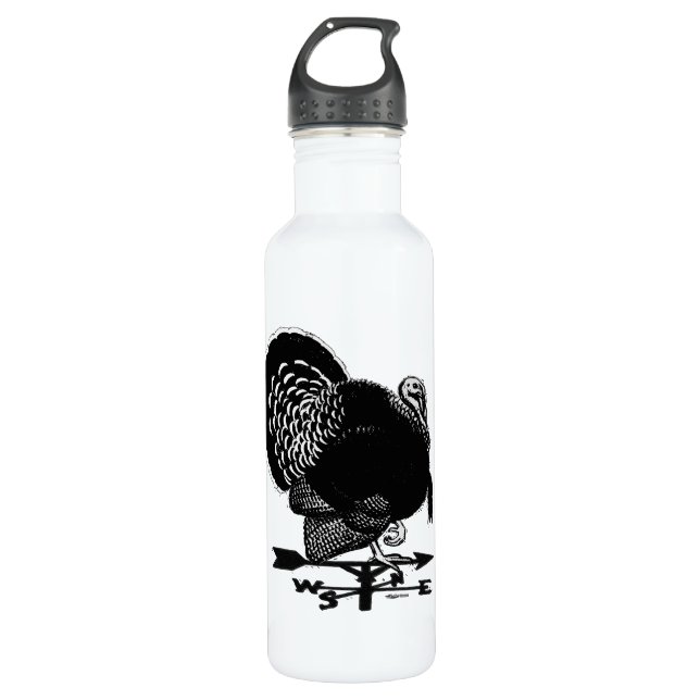 Turkey Weathervane 710 Ml Water Bottle (Front)