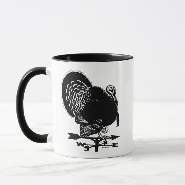 Turkey Weathervane Mug (Left)