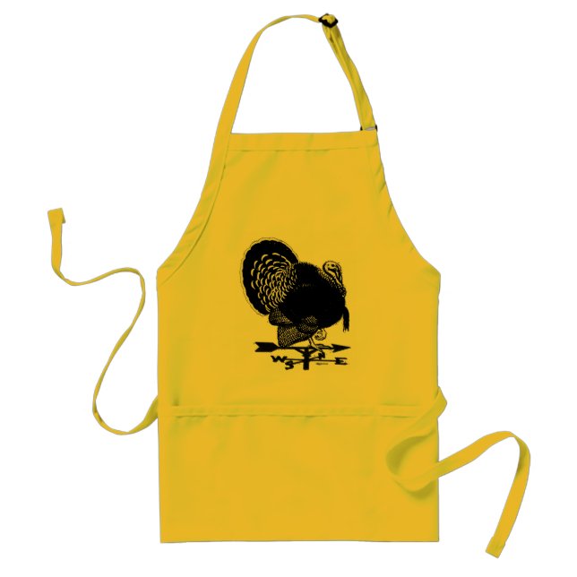 Turkey Weathervane Standard Apron (Front)