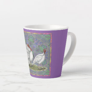 Turkey: White Holland Pastel Latte Mug