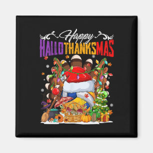Turkey Witch Volleyball Ball Xmas Lights Hallothan Magnet