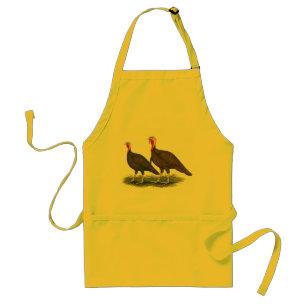 Turkeys:  Chocolate Standard Apron