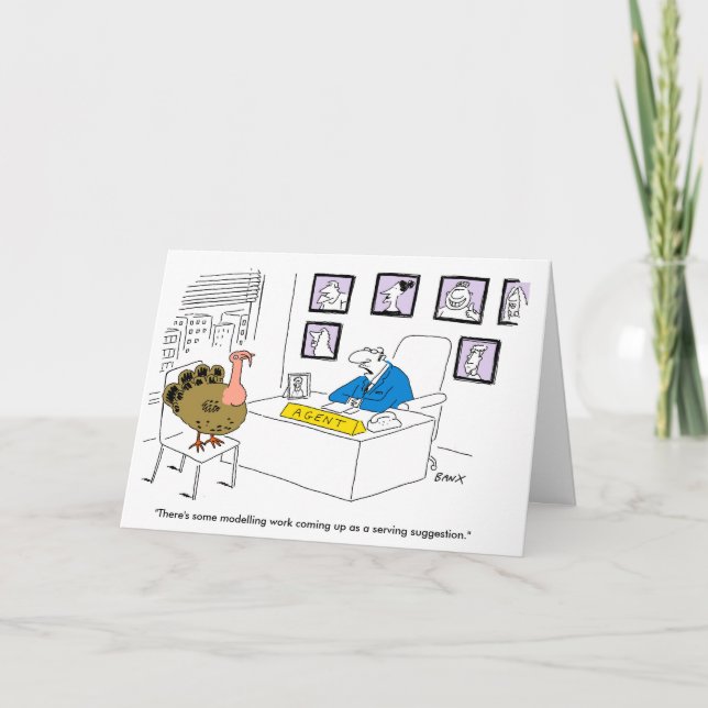 Turkeys Christmas card (Front)