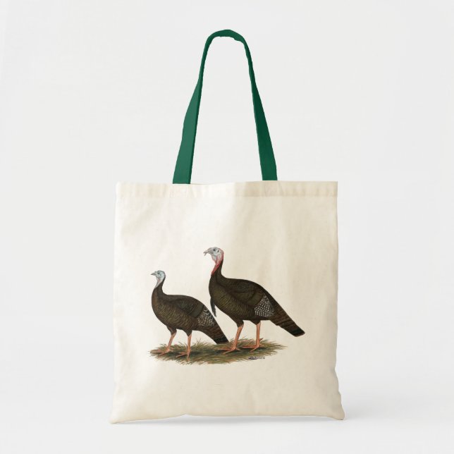 Turkeys Eastern Wild Pair Tote Bag (Front)