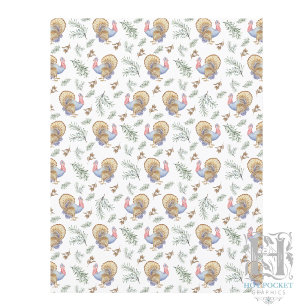 Turkeys Scrapbook Paper