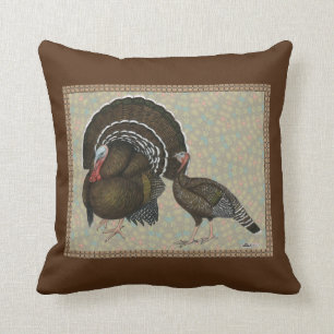 Turkeys Standard Bronze Portrait Cushion