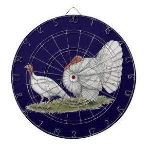 Turkeys White Holland Dartboard