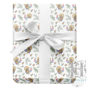 Turkeys Wrapping Paper
