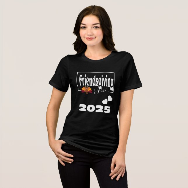 TurkeyTribe Crew 2025 Tri-Blend Shirt (Front Full)